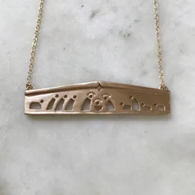 NATIVITY BAR NECKLACE