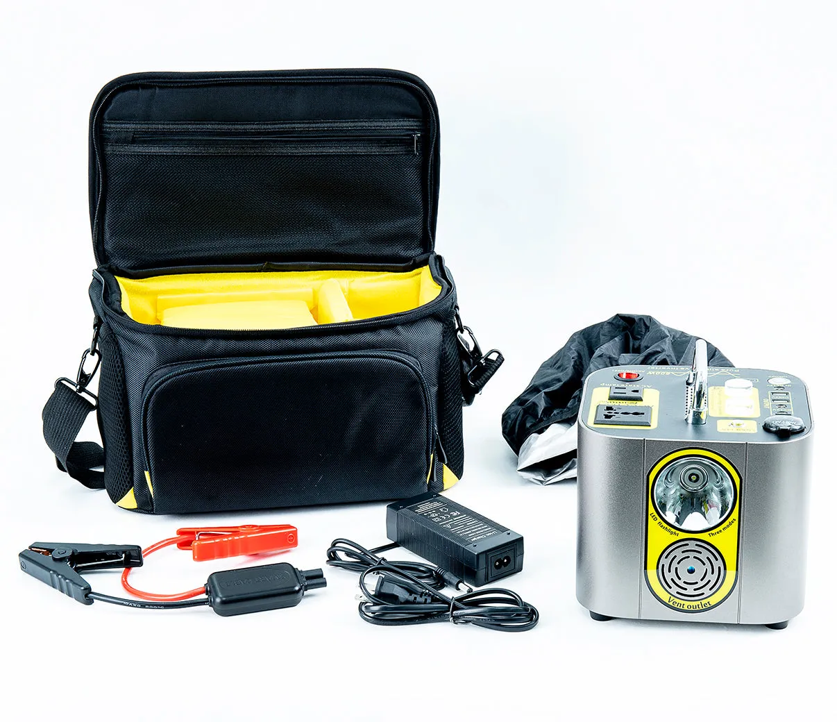 Outdoor Power Station 126000mAh 600W w/AC output 110V Pure sine wave JumpStarter - #S6600