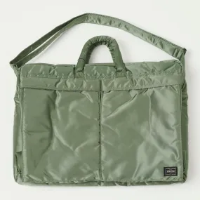 Porter-Yoshida & Co. Small 2-Way Boston Bag - Sage Green