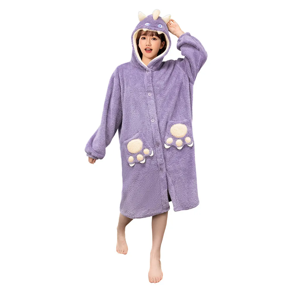 Purple Dragon - animal series bathrobe - OLAOLA Original design