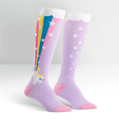 Rainbow Blast Socks Women's Knee High Sock