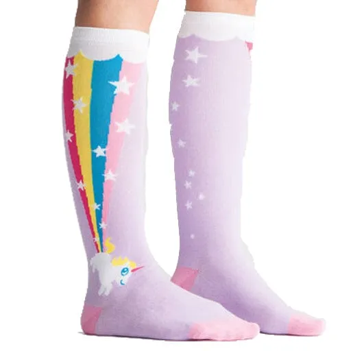 Rainbow Blast Socks Women's Knee High Sock