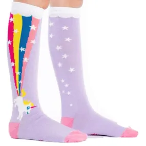 Rainbow Blast Youth Knee High Socks