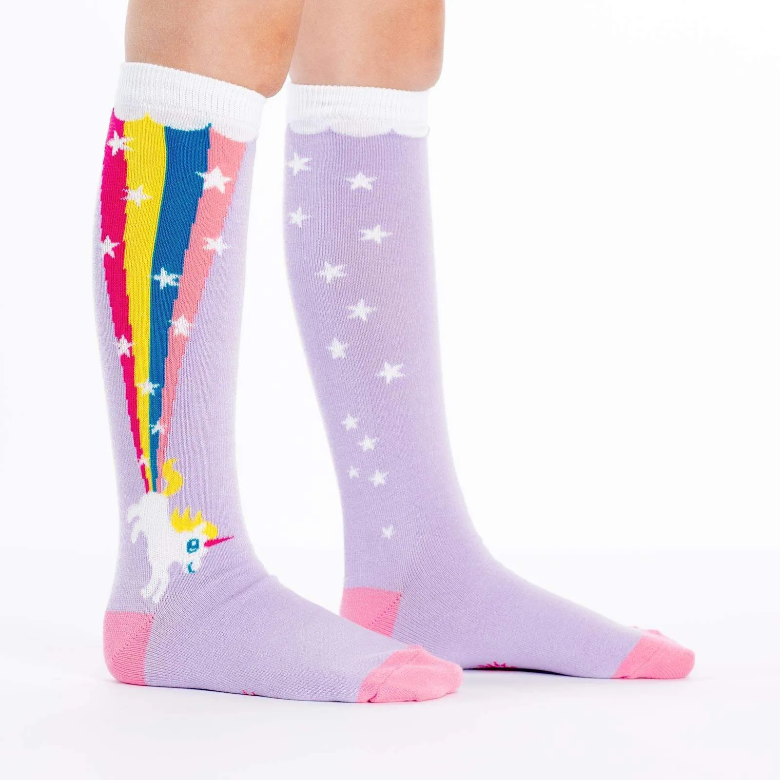 Rainbow Blast Youth Knee High Socks