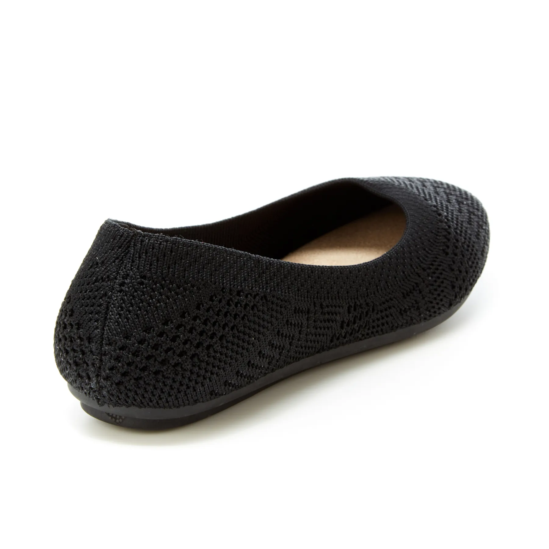 Round Toe Knit Top Flats (Narelle)