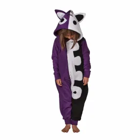 Scary Cat Onesie (purple/black/white): KIDS inspired by Honekoneko