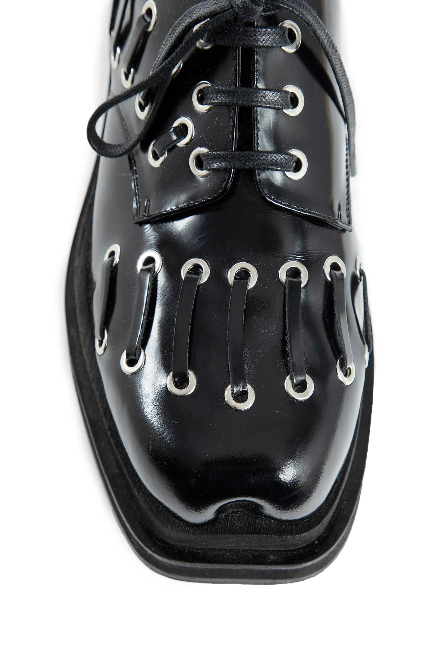 SIMONE ROCHA MAN BLACK LACE-UPS