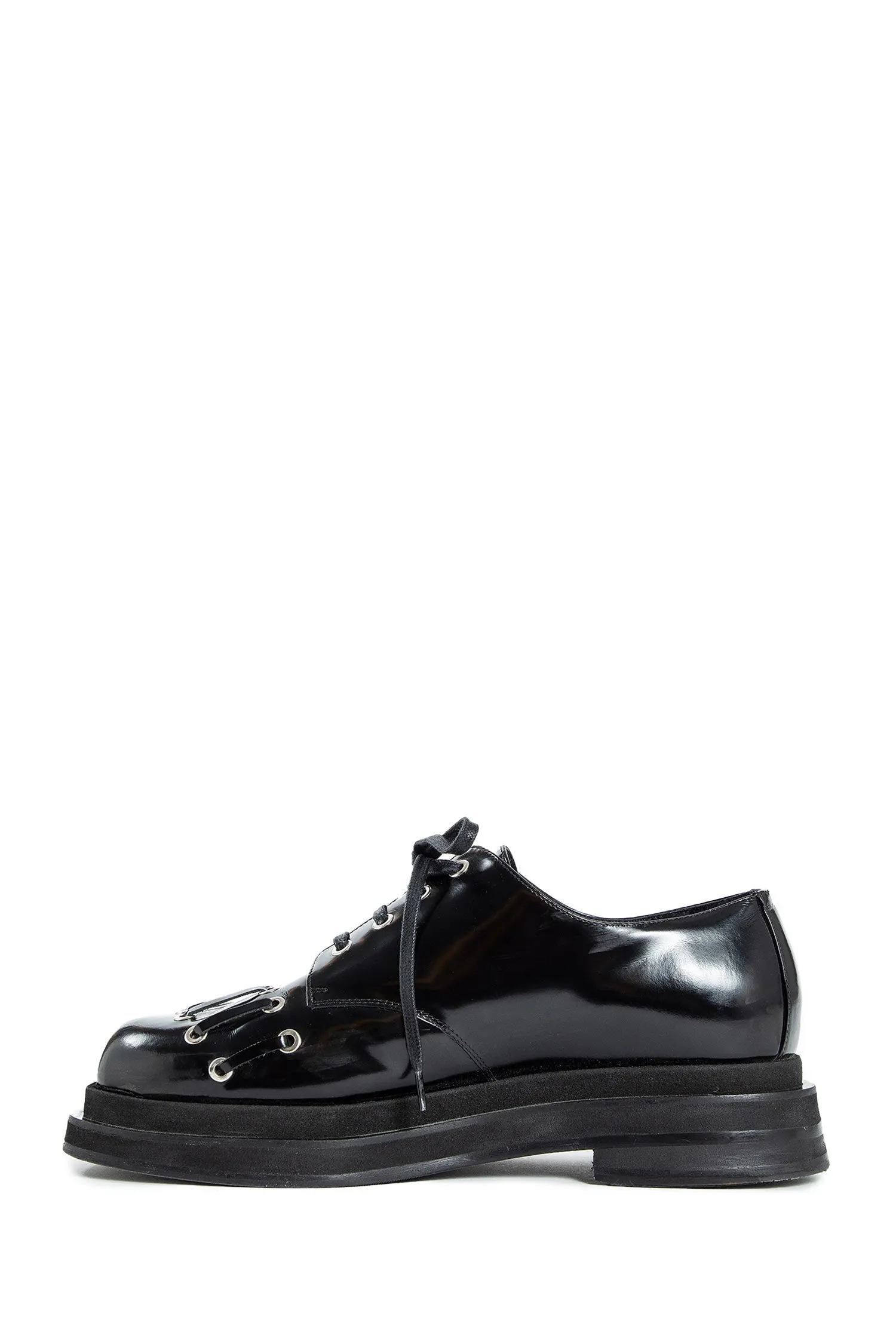 SIMONE ROCHA MAN BLACK LACE-UPS