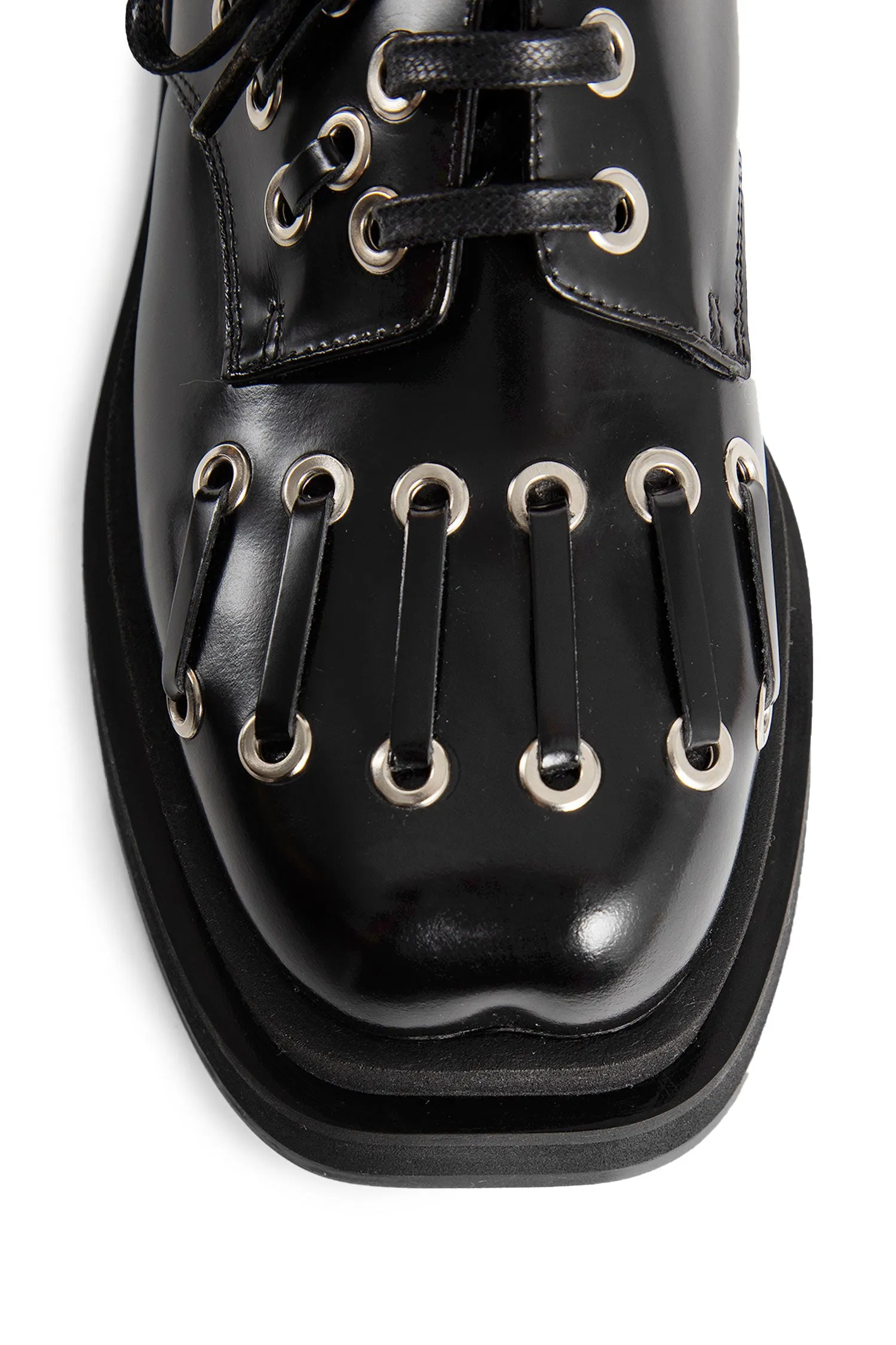 SIMONE ROCHA WOMAN BLACK LACE-UPS