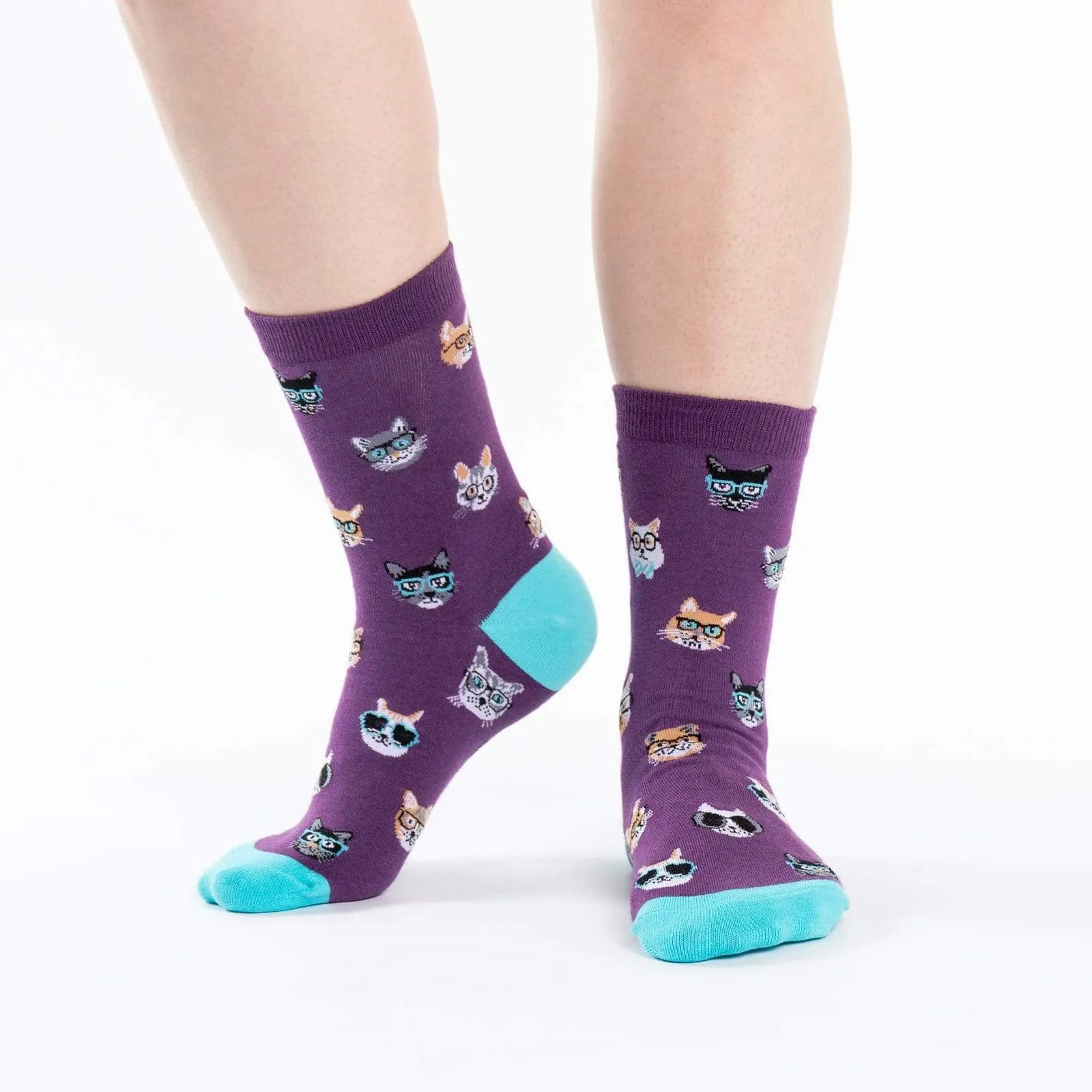 Smarty Cats Socks Women's Crew Sock