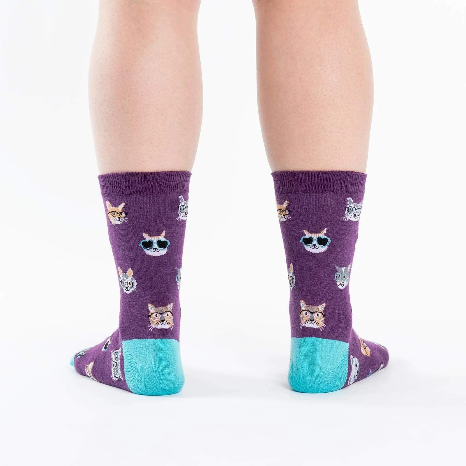 Smarty Cats Socks Women's Crew Sock