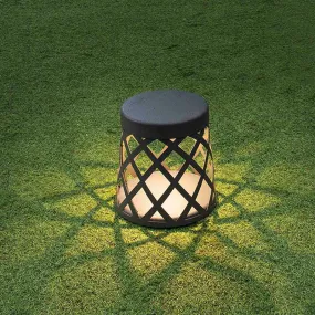 Stool Waterproof LED Aluminum Black Modern Outdoor Light Lanterns Lawn Lamp