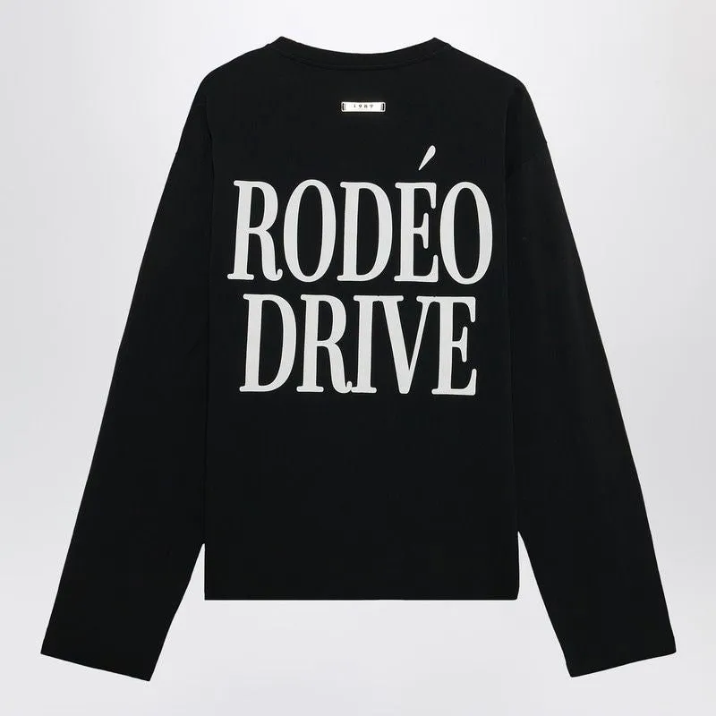 T-SHIRT LS RODEO BLACK