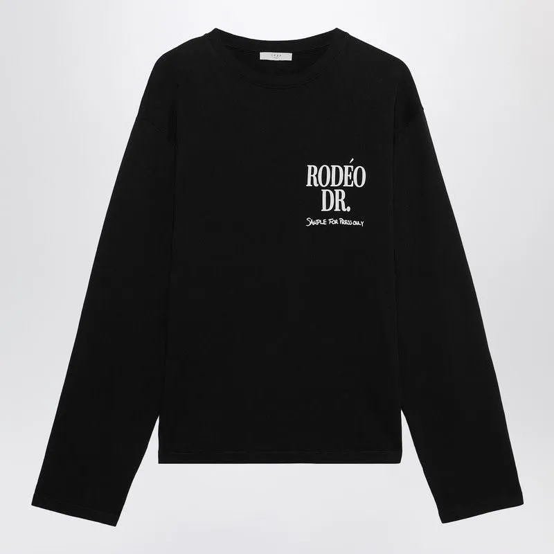 T-SHIRT LS RODEO BLACK