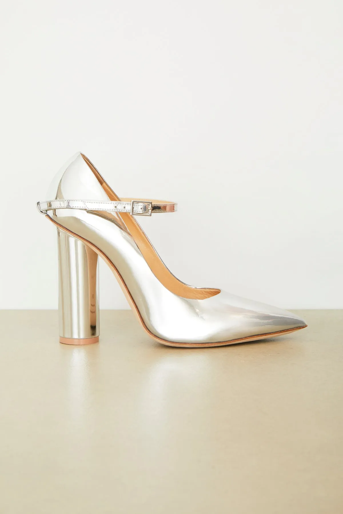 The Mary Jane in Patent Leather Silver