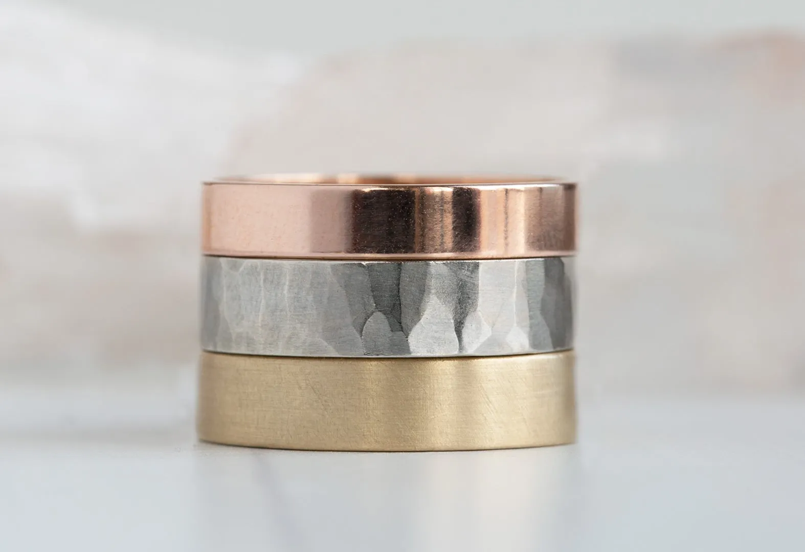 The Unisex Gold Wedding Band