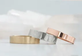 The Unisex Gold Wedding Band