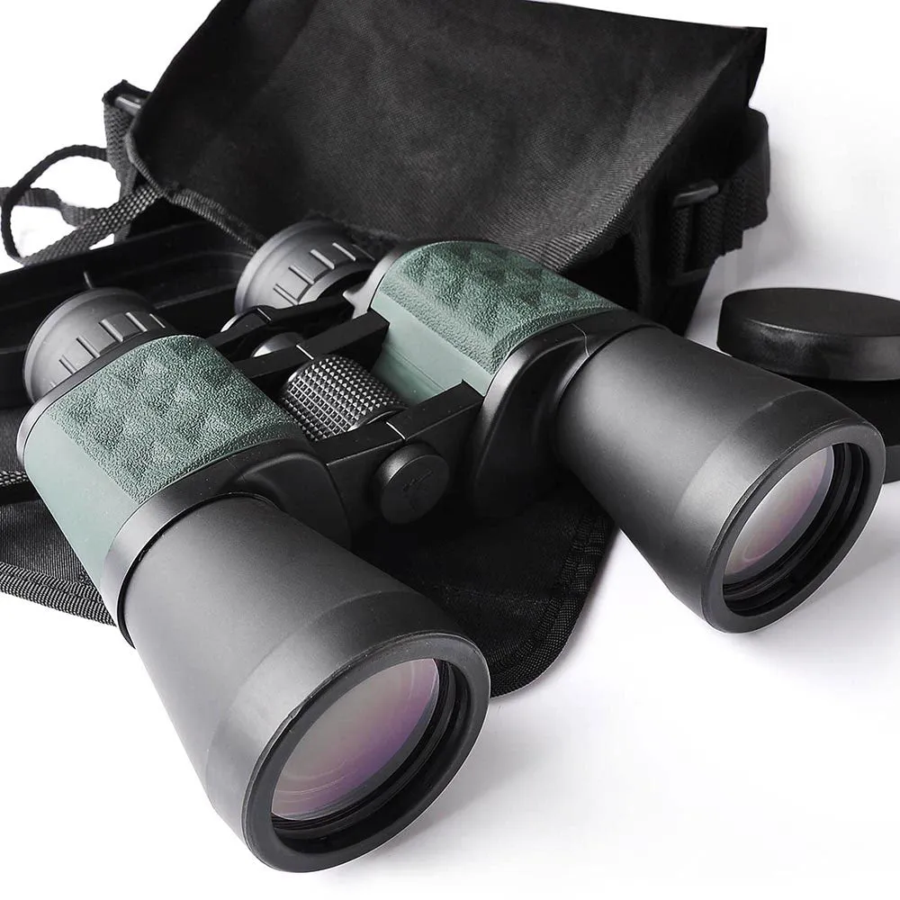 TheLAShop 10x 50mm HD Wide-Angle Binoculars Zoom Green/ Black