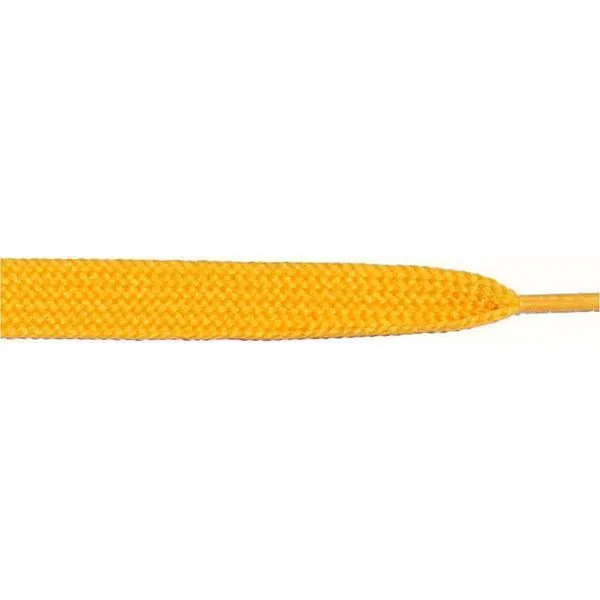 Thick Flat 3/4 - Gold (12 Pair Pack) Shoelaces