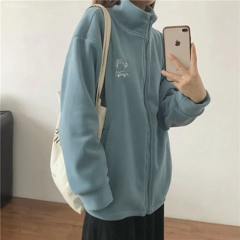 Thick Hoodies Women Jacket