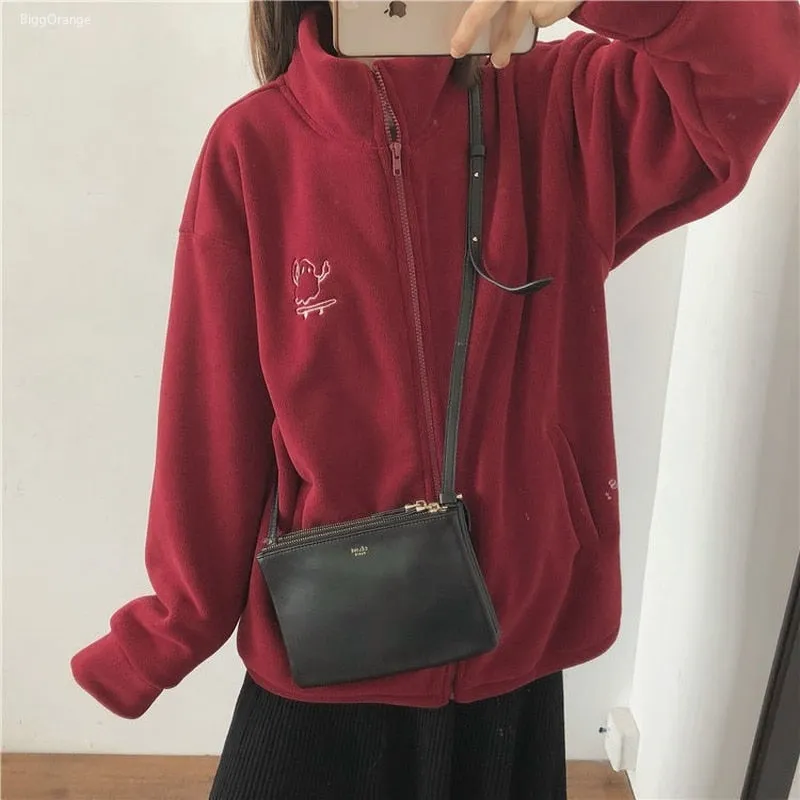 Thick Hoodies Women Jacket