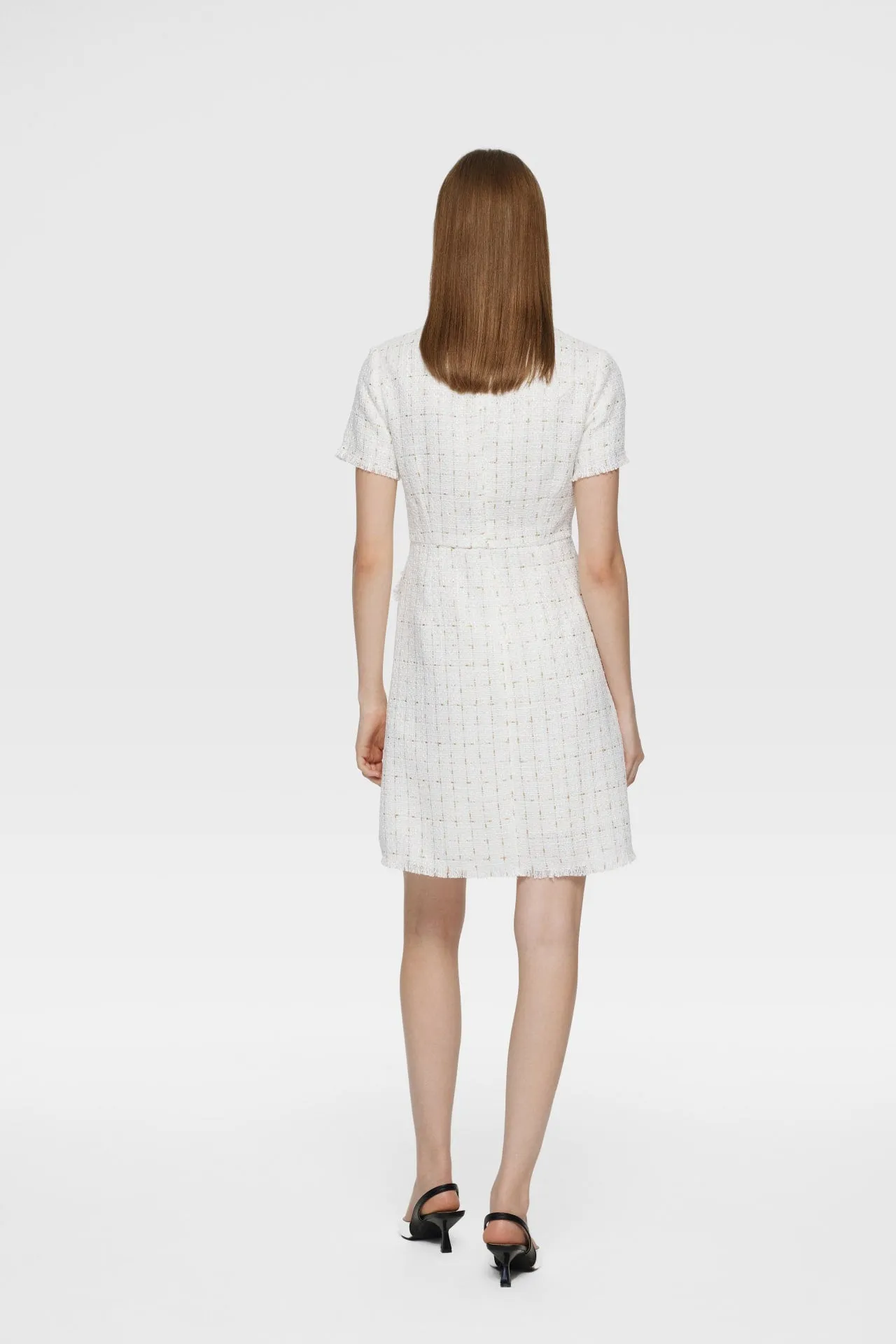 Twiggy Lurex Tweed Dress