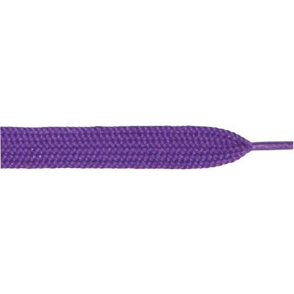 Wholesale Thick Flat 3/4 - Purple (12 Pair Pack) Shoelaces