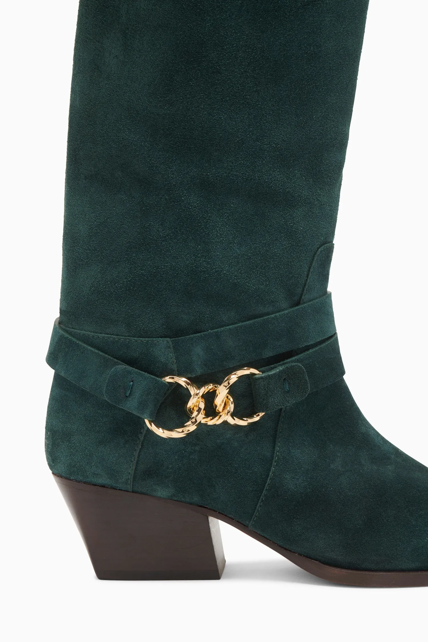 Willow Cowboy Boot - Malachite