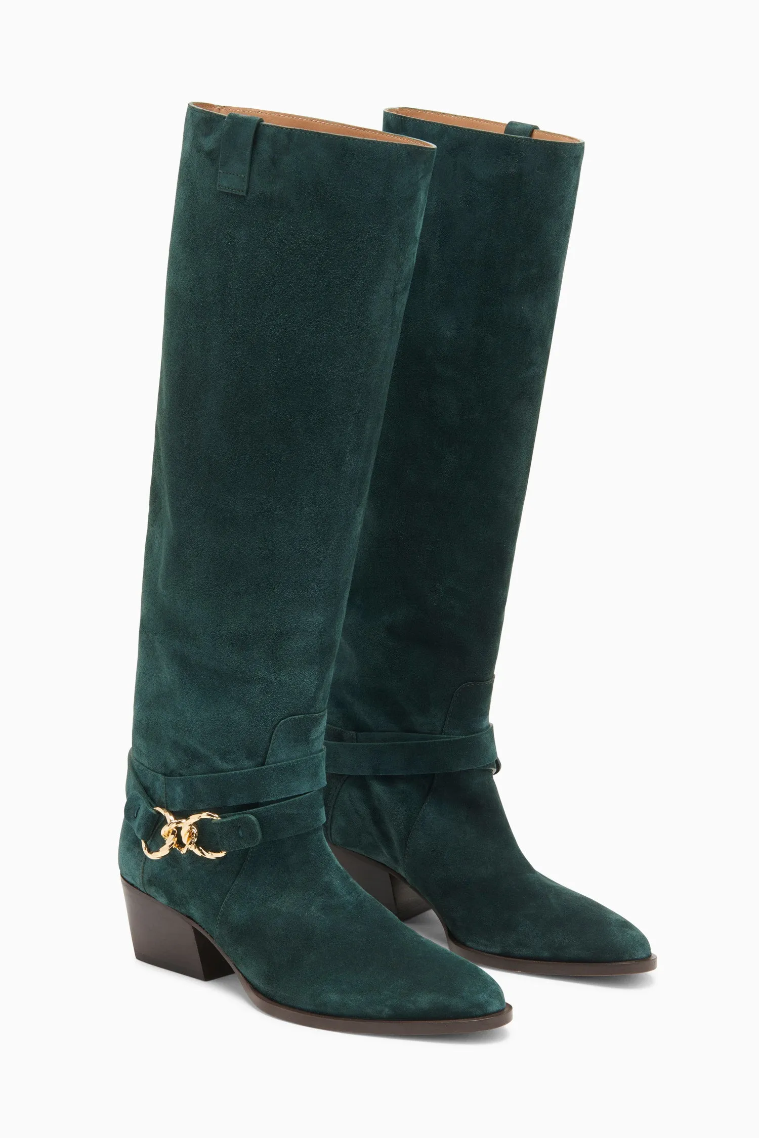 Willow Cowboy Boot - Malachite